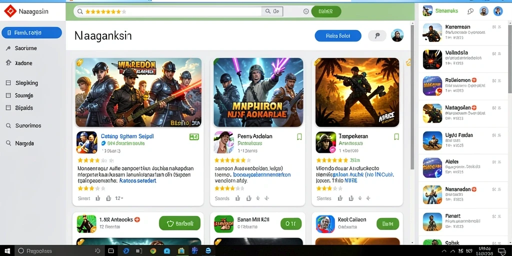 Karakter unik yang dapat dipilih untuk bermain.