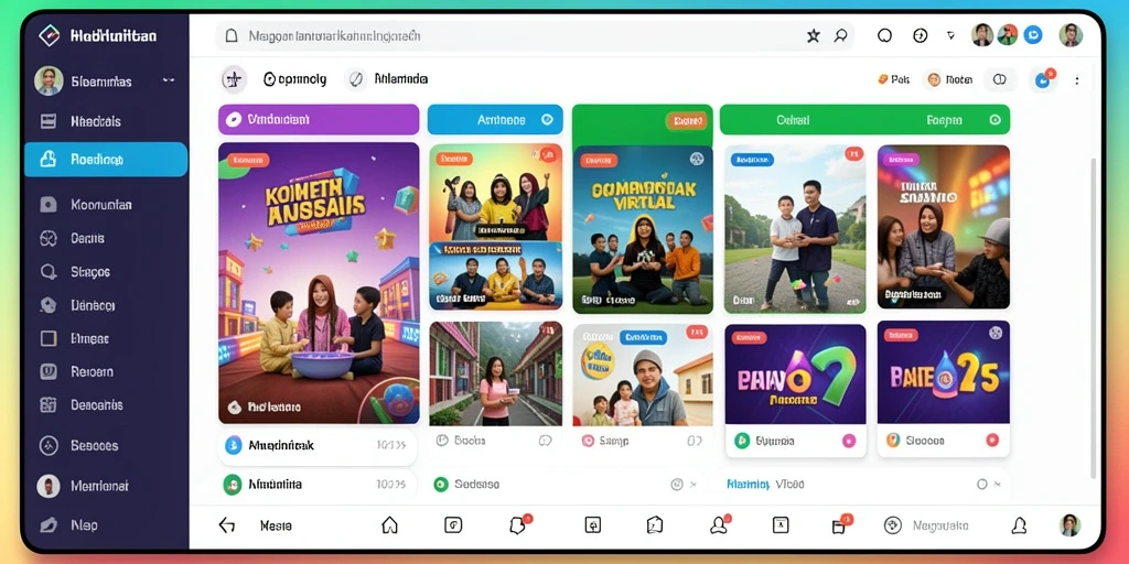 Fitur komunitas yang memungkinkan interaksi antar pemain.