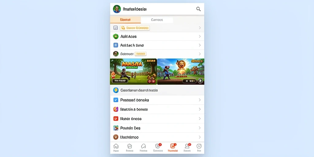 Fitur live chat untuk interaksi cepat dengan pemain lain.