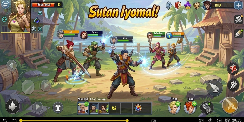 Tantangan seru di setiap level yang harus diselesaikan.